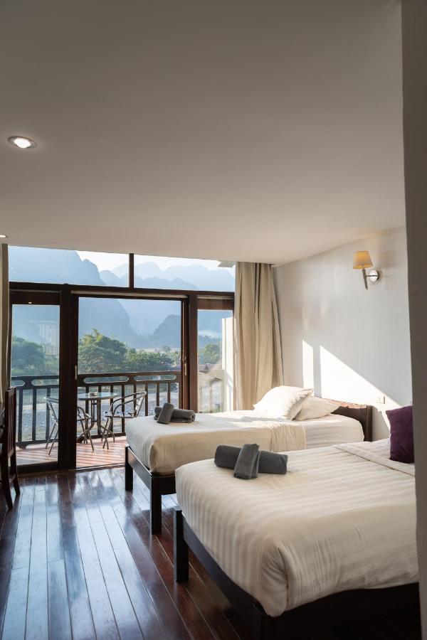 Silver Naga Hotel Vang Vieng Buitenkant foto