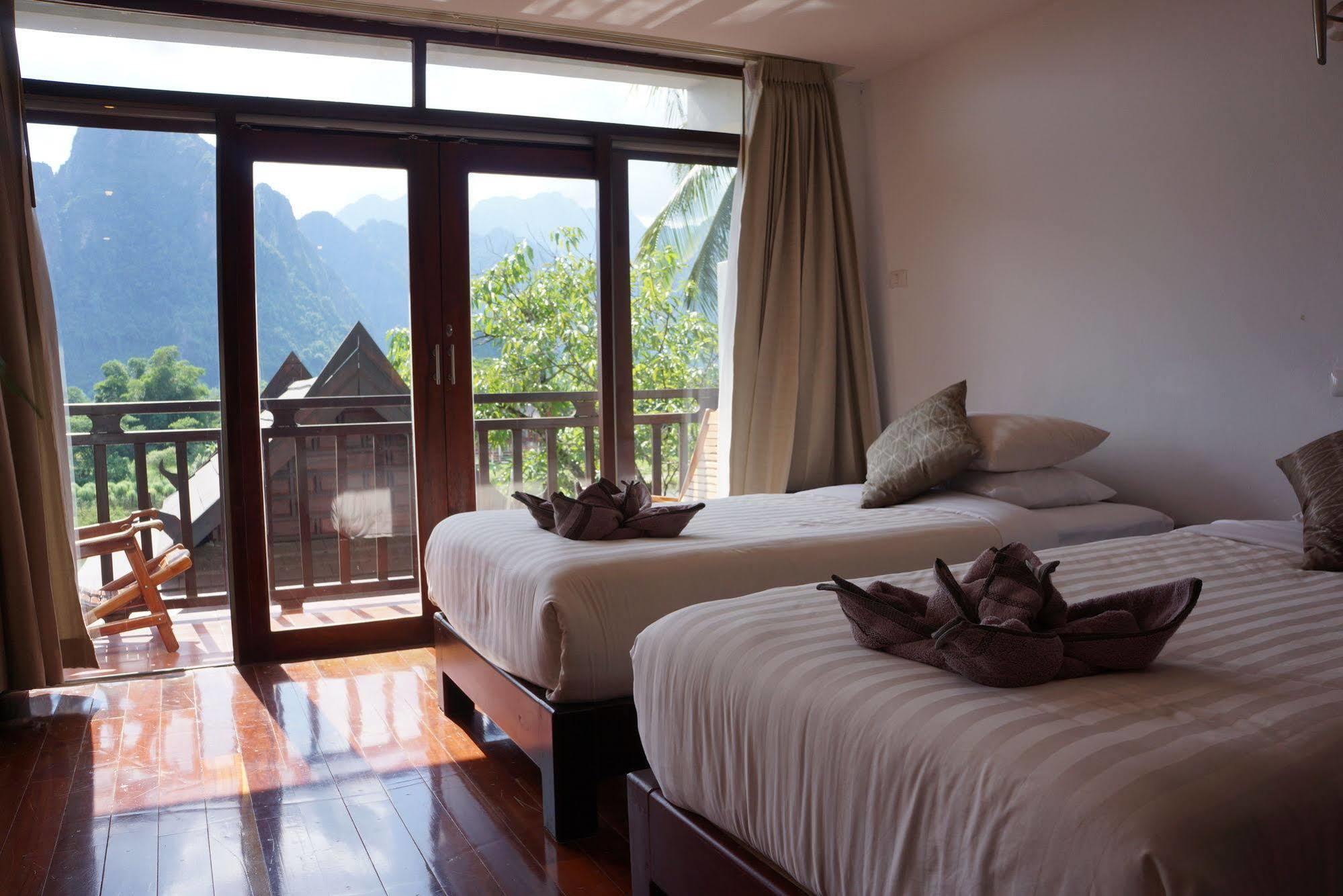 Silver Naga Hotel Vang Vieng Buitenkant foto