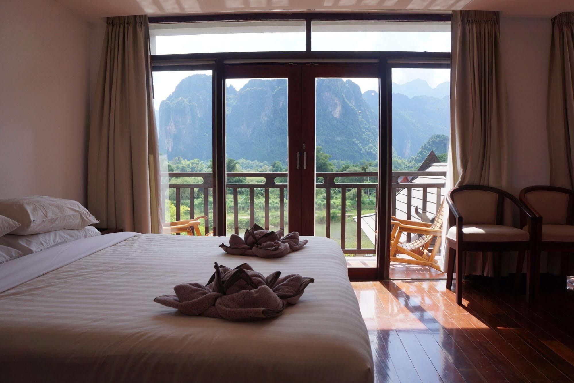 Silver Naga Hotel Vang Vieng Buitenkant foto